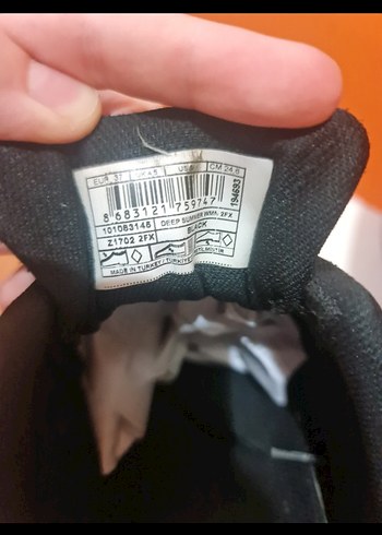 38 Beden U.S. Polo Assn. Siyah Kadın Spor Ayakkabı