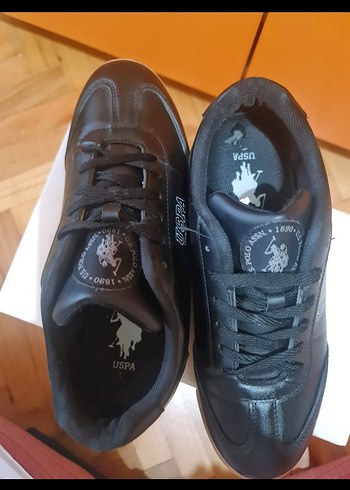38 Beden siyah Renk U.S. Polo Assn. Siyah Kadın Spor Ayakkabı