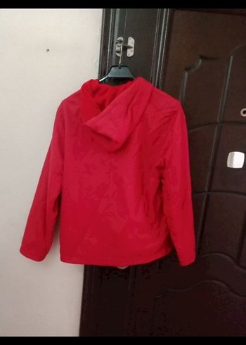 LC Waikiki Parlak Kırmızı Fermuarlı Kadın Ceket