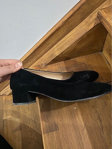 40 Beden siyah Renk Süet topuklu ayakkabı