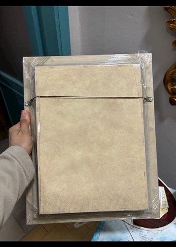 Pastel Mavi Çerçeveli Sevimli Köpekli Tablo - Görsel 4