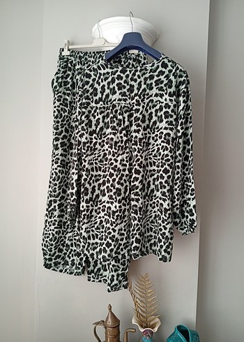 Leopar Desenli Yeşil Bohem Kıyamet - Görsel 7