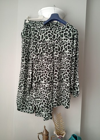 Leopar Desenli Yeşil Bohem Kıyamet - Görsel 2