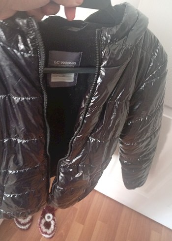 Siyah Fermuarlı Kadın Mont - Görsel 3