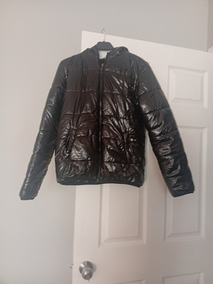 Siyah Fermuarlı Kadın Mont - Görsel 5