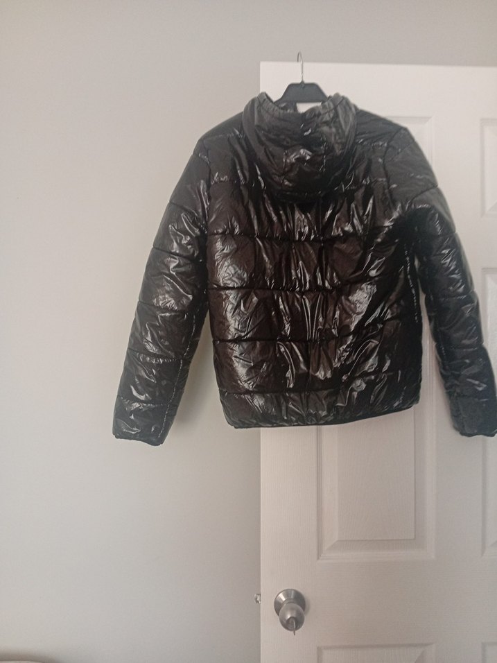 Siyah Fermuarlı Kadın Mont - Görsel 4