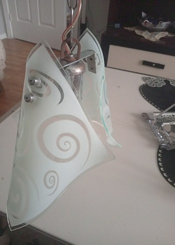 Beyaz avize sık - Görsel 4