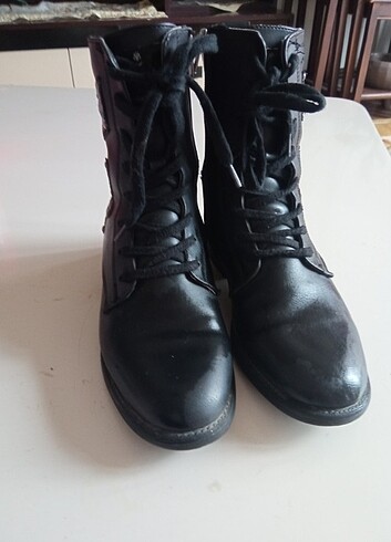 Mavi deri çizme - Görsel 5