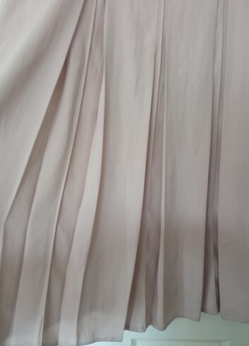 Mis kumaş pileli etek - Görsel 5