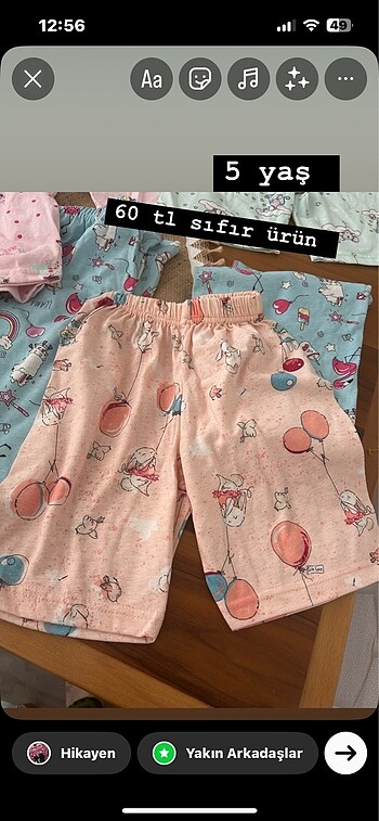5 YAŞ SHORT