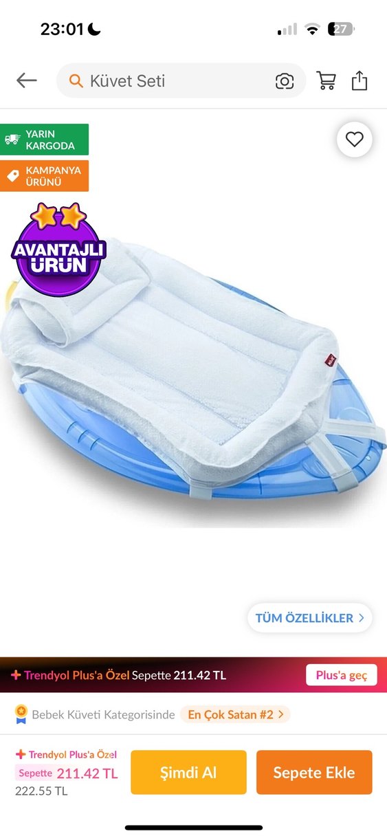 Katlanabilir Bebek Banyo Küvet seti - Görsel 2