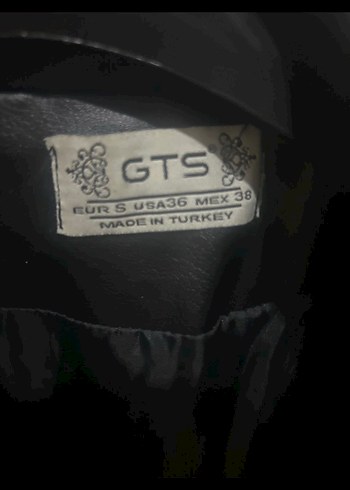 Siyah Deri biker Ceket - Görsel 3