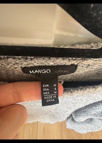 Gri Örgü Kadın Triko Kazak - Görsel 2