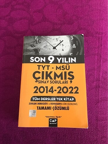 TYT MSÜ çıkmış sınav soruları