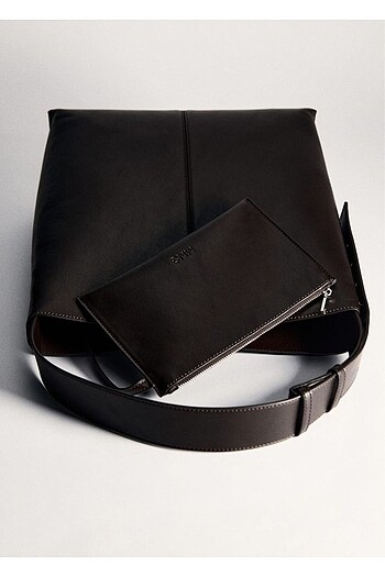 Mango Mango Kısa Saplı Shopper Çanta (Acı Kahve)
