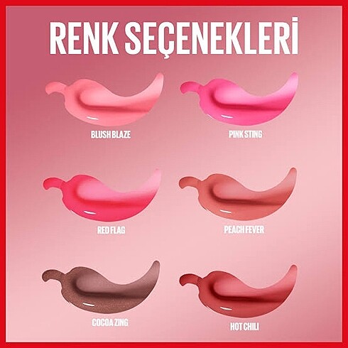 Beden kahverengi Renk Maybelline Lifter Plump 007 Cocoa Zing