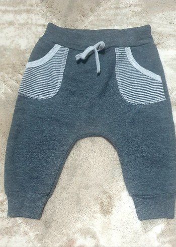 Gri Örgü Erkek Çocuk Rahat Pantolon