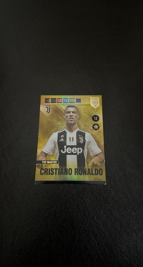 PANİNİ FİFA 365 2019 CRİSTİANO RONALDO RARE TOP MASTER KARTI - Görsel 2