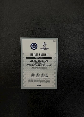 TOPPS MATCH ATTAX EXTRA 24/25 LAUTARO MARTİNEZ FORMA RELİC KARTI - Görsel 2