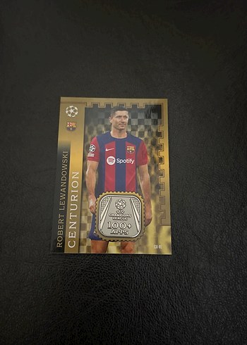 TOPPS MATCH ATTAX 23/24 LEWANDOWSKİ METAL RELİC KARTI - Görsel 2
