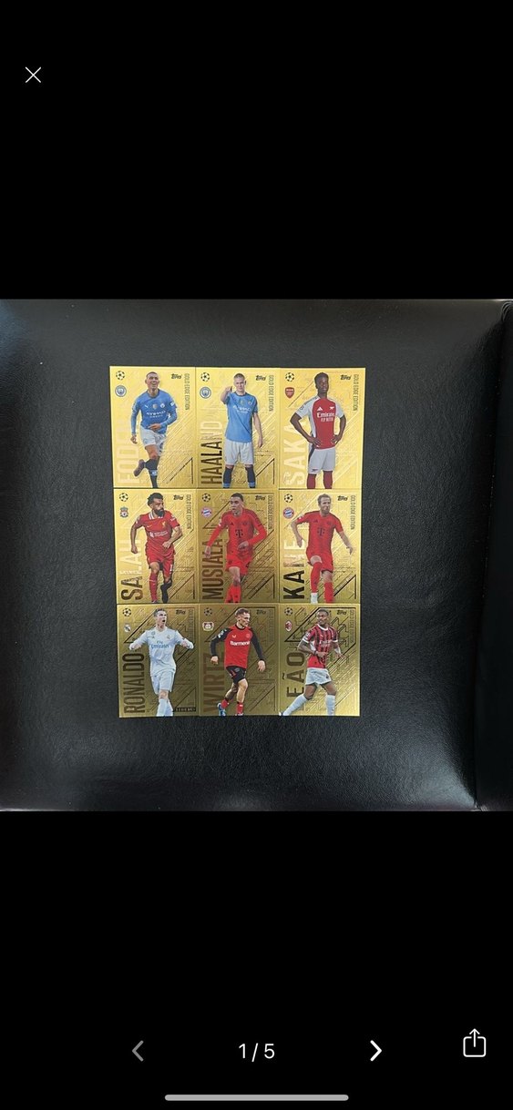 TOPPS MATCH ATTAX 24/25 GOLD EDGE EDİTİON TAM TAKIM SET - Görsel 2