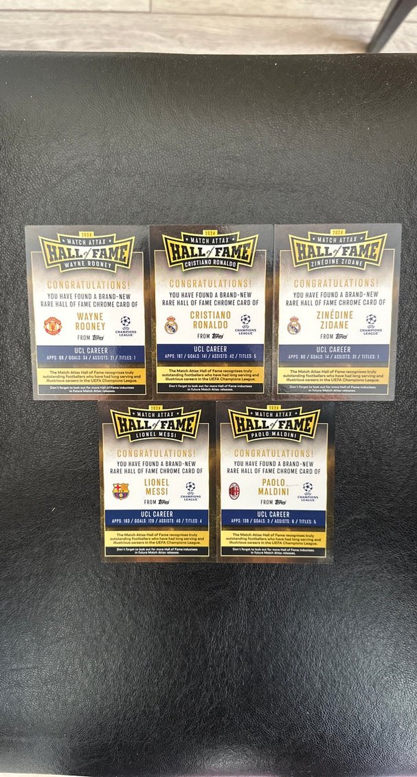 TOPPS MATCH ATTAX 24/25 HALL OF FAME TAM TAKIM SET - Görsel 2