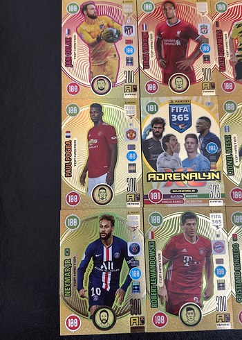 PANİNİ FİFA 365 2021 RARE TOP MASTER İNVİNCİBLE TAM TAKIM SET - Görsel 4