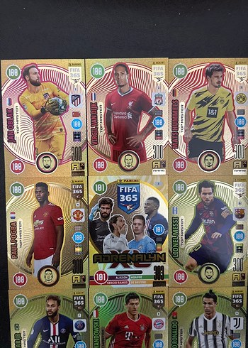 PANİNİ FİFA 365 2021 RARE TOP MASTER İNVİNCİBLE TAM TAKIM SET - Görsel 2
