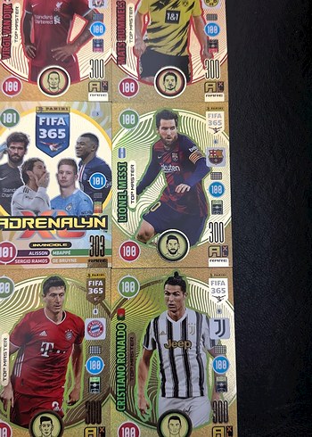 PANİNİ FİFA 365 2021 RARE TOP MASTER İNVİNCİBLE TAM TAKIM SET - Görsel 3