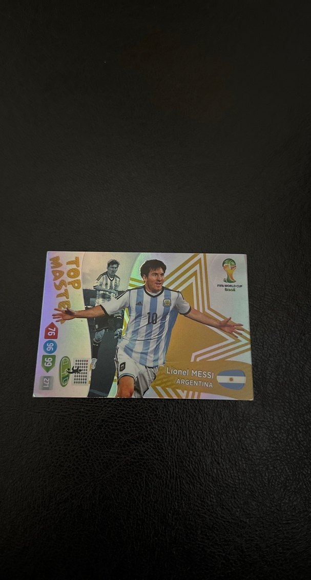 PANİNİ FİFA WORLD CUP 2014 LİONEL MESSİ TOP MASTER KARTI - Görsel 2