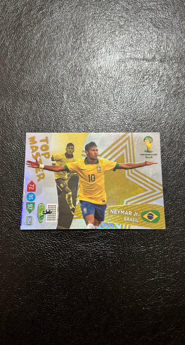 PANİNİ FİFA WORLD CUP 2014 TOP MASTER NEYMAR KARTI - Görsel 2