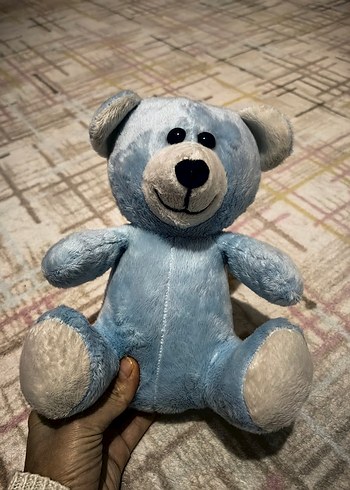 Mavi ve Gri Peluş Ayıcık Oyuncak