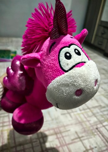 Pembe Renkli Yumuşak Unicorn Peluş Oyuncak
