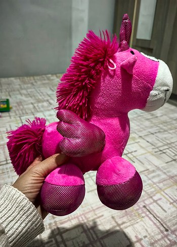 Fisher Price Pembe Renkli Yumuşak Unicorn Peluş Oyuncak