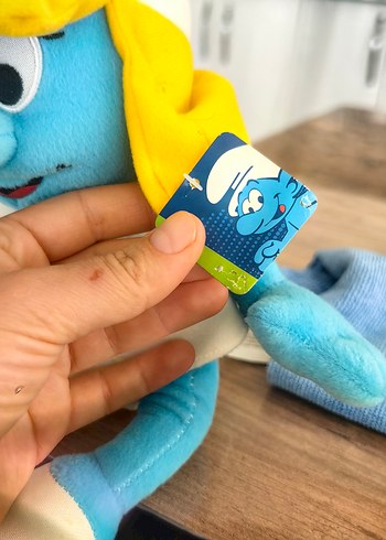 Renkli Mavi masal ve ninni anlatan Peluş Oyuncak Şirinler - Görsel 4