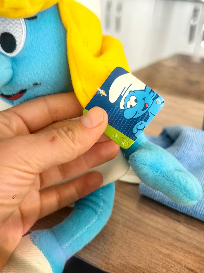 Renkli Mavi masal ve ninni anlatan Peluş Oyuncak Şirinler - Görsel 4