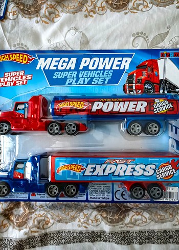 Mega Power Renkli Oyuncak Kamyon Seti - Görsel 3