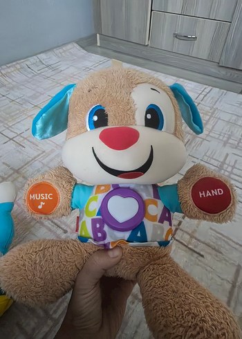 Renkli Eğitici Peluş Köpek Oyuncak - Görsel 5