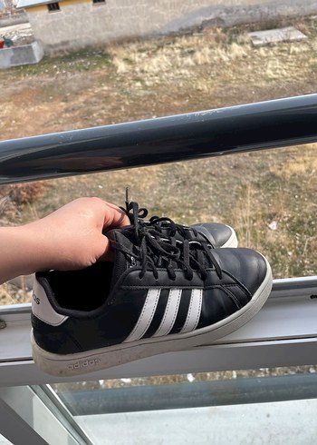 Adidas Siyah Beyaz Kadın Sneakers - Görsel 2