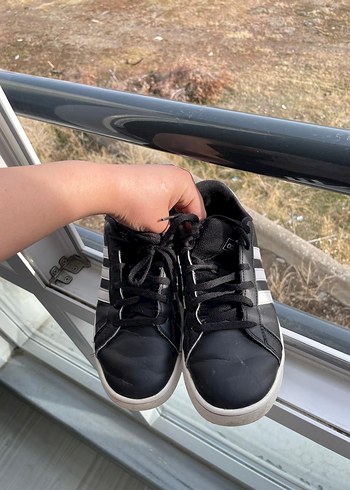 Adidas Siyah Beyaz Kadın Sneakers - Görsel 3