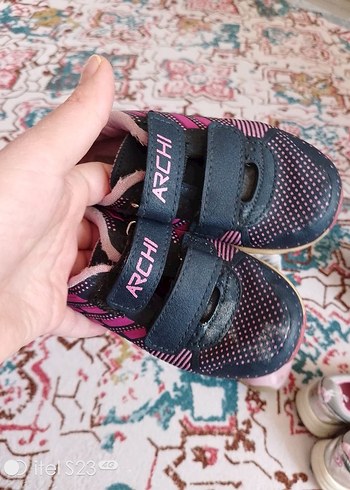 Kız Çocuk Renkli ve Pembe Spor Ayakkabılar - Görsel 6