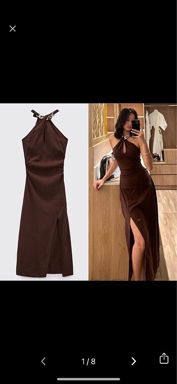 Zara keten elbise
