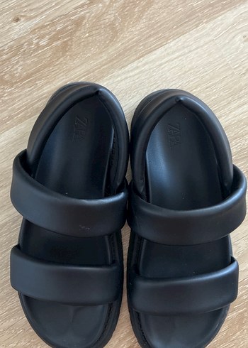 Siyah Zara erkek Sandalet - Görsel 3