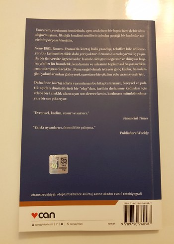 Annie Ernaux - Olay Roman - Görsel 3