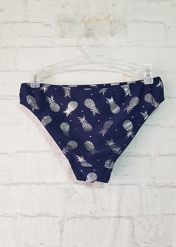 Primark Lacivert Ananas Desenli Bikini Altı