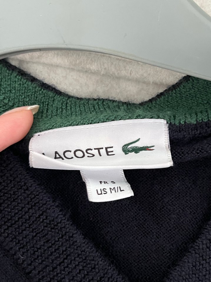 Siyah Erkek V Yaka Triko Sweatshirt - Görsel 4