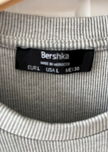 Kadın Gri Baskılı Pamuklu Sweatshirt - Görsel 3