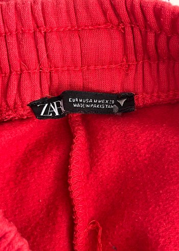 Kadın Kırmızı Rahat Kesim Eşofman Altı - Görsel 4