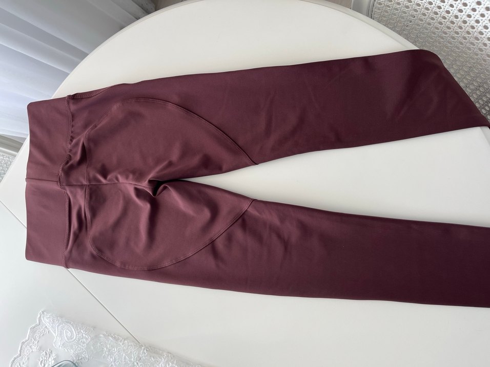 Bordo Midi Spor Tayt - Görsel 2