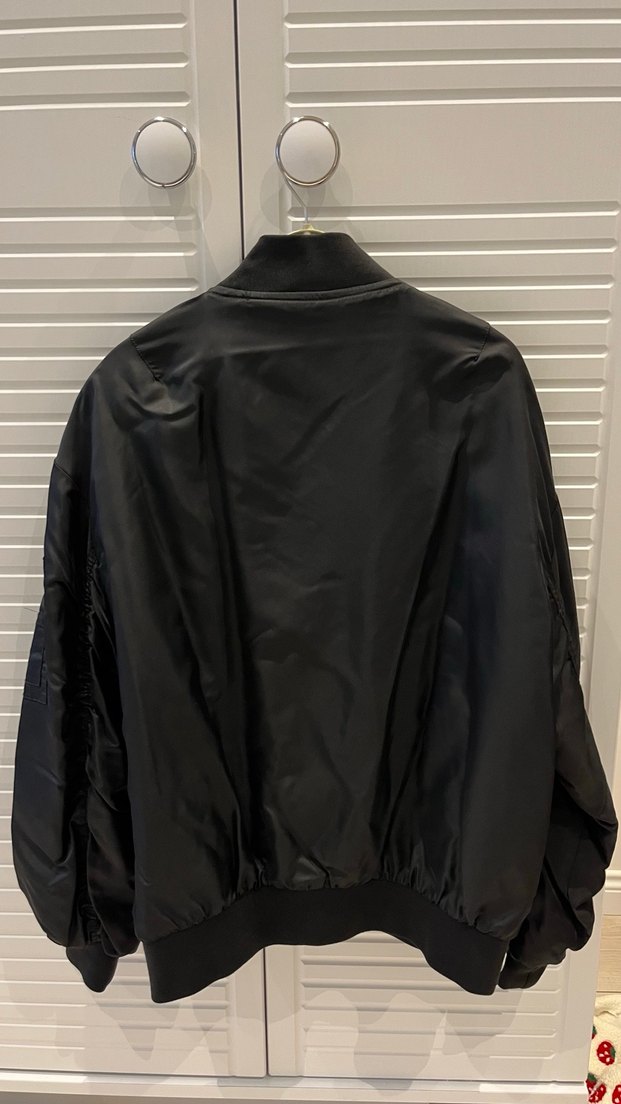 Kadın Siyah Fermuarlı Street Wear Ceket - Görsel 3